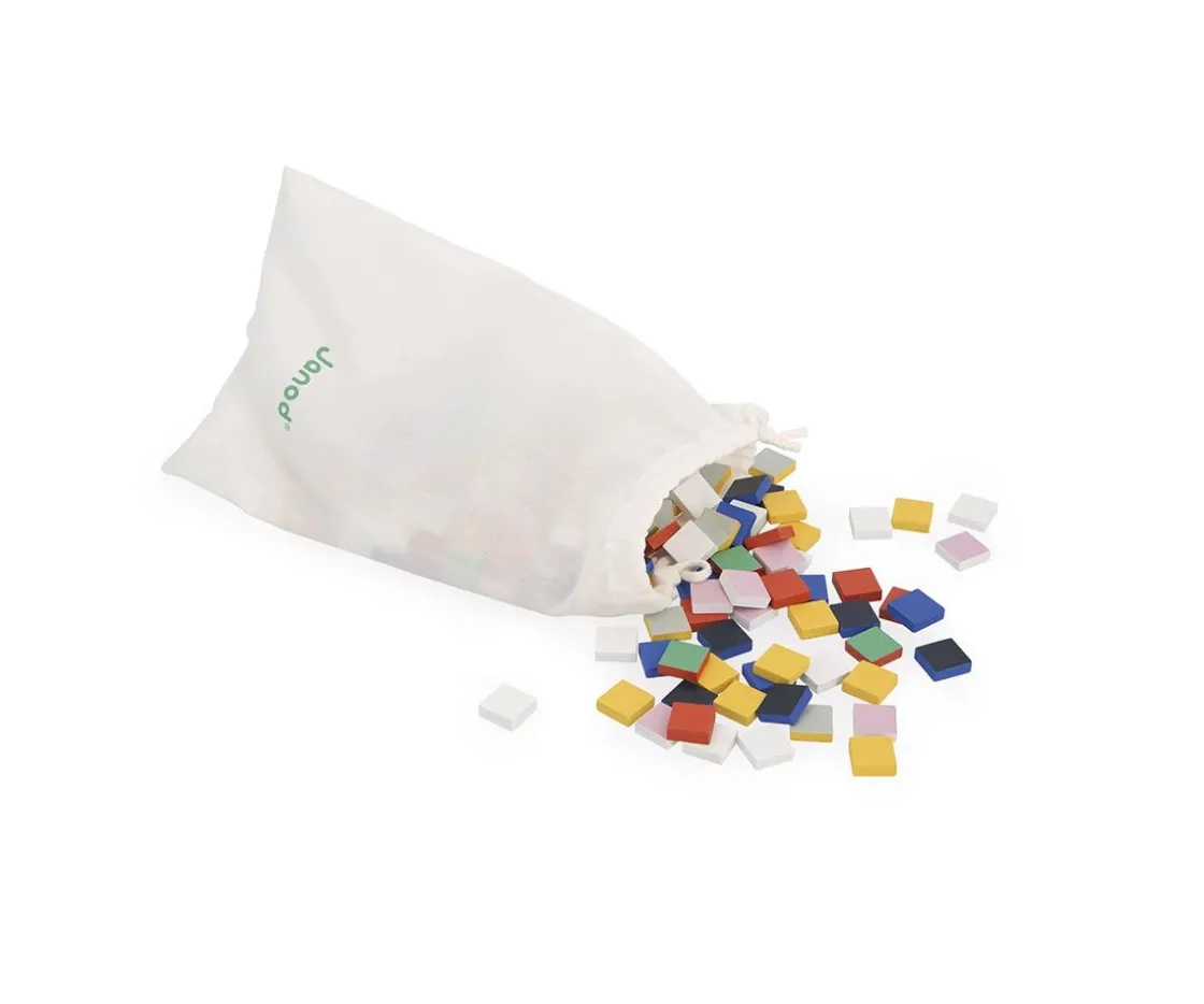 Niños Janod Puzzle Mosaico, Simetría y Codificación