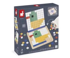 Niños Janod Puzzle Mosaico, Simetría y Codificación