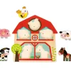 Janod Puzzle Musical Encajable Granja^Niños Puzzles Para Niños