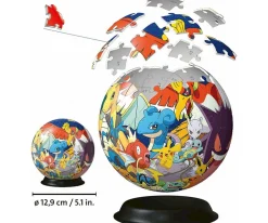 Niños Ravensburger Puzzle Pokémon Ball 73 Piezas