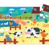 Niños Djeco Puzzle Silueta Las Vacas