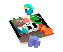 Niños Vilac Puzzle Sonido de La Jungla