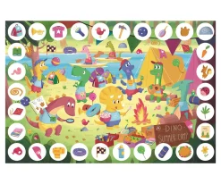 Niños Ludattica Puzzle Zoom Dinosaurios