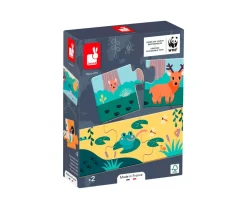 Niños Janod Puzzles Huellas de Animales