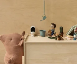 Niños Maileg Ratón Hermano Pequeño Vaquero en Caballito Balancín