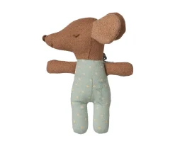 Maileg Ratoncito Bebé Dormido/Despierto en Caja de Cerillas Azul Flowers^Niños Peluches