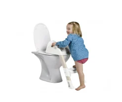 Thermobaby Reductor Baño con Escalón Kiddyloo Crema^Niños Orinales Bebé