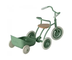 Niños Maileg Remolque para Triciclo Ratón Verde