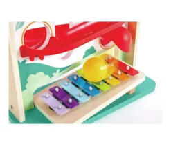 Niños Hape Rodaje Bola por Mansión Metálica