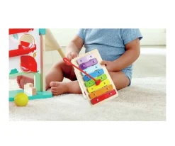 Niños Hape Rodaje Bola por Mansión Metálica