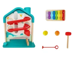 Niños Hape Rodaje Bola por Mansión Metálica