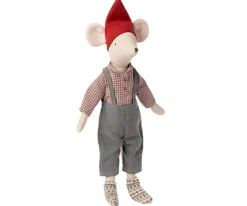Niños Maileg Ropa de Navidad Ratón Mediano