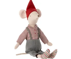Niños Maileg Ropa de Navidad Ratón Mediano
