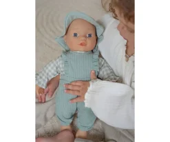 Little Dutch Ropita de Muñeca Cuadros Vichy Verde^Niños Accesorios Para Muñecas