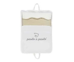 Pasito a Pasito Saco Arrullo Bebé con Capucha Teddy Paddington Beige^Niños Sacos Carro Bebé