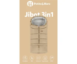 Petite&Mars Saco Carro Bebé 3 en 1 Jibot Sweet Toffe^Niños Sacos Carro Bebé