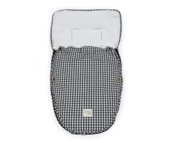 Walking Mum Saco Cuco 2 en 1 I Love Vichy Negro Entretiempo^Niños Sacos Carro Bebé