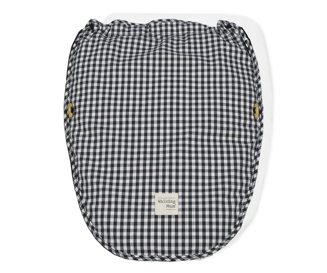 Walking Mum Saco Cuco 2 en 1 I Love Vichy Negro Entretiempo^Niños Sacos Carro Bebé