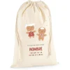 Tutete Saco Grande Personalizado Gingerbread Cookies^ Sacos Navidad Personalizados