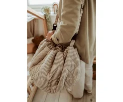 Niños Play & Go Saco Organic Noomad SOFT Reversible Stripes Blue