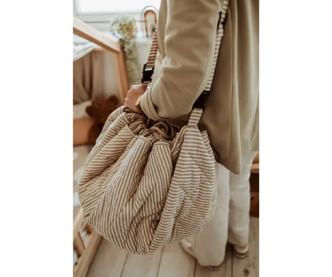 Niños Play & Go Saco Organic Noomad SOFT Reversible Stripes Blue