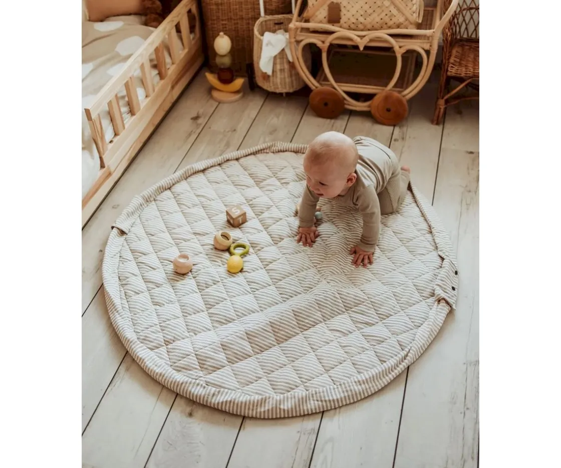 Niños Play & Go Saco Organic Noomad SOFT Reversible Stripes Blue