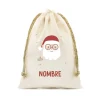 Tutete Saco Pequeño NOMBRE Personalizado Santa^ Sacos Navidad Personalizados
