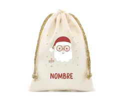 Tutete Saco Pequeño NOMBRE Personalizado Santa^ Sacos Navidad Personalizados