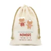 Tutete Saco Pequeño Personalizado Gingerbread Cookies^ Sacos Navidad Personalizados