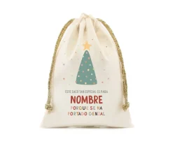Tutete Saco Pequeño Personalizado Christmas Tree^ Sacos Navidad Personalizados