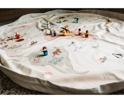 Niños Play & Go Saco Reversible Noomad Worldmap Colour