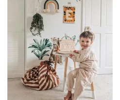 Play & Go Saco Reversible Noomad Stripes Brown