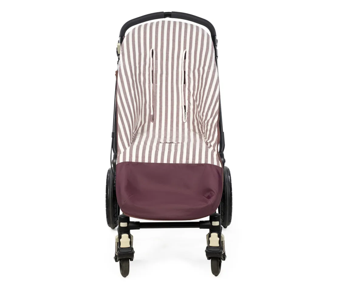 Pasito a Pasito Saco Silla Entretiempo Cherry Rayas^Niños Sacos Carro Bebé