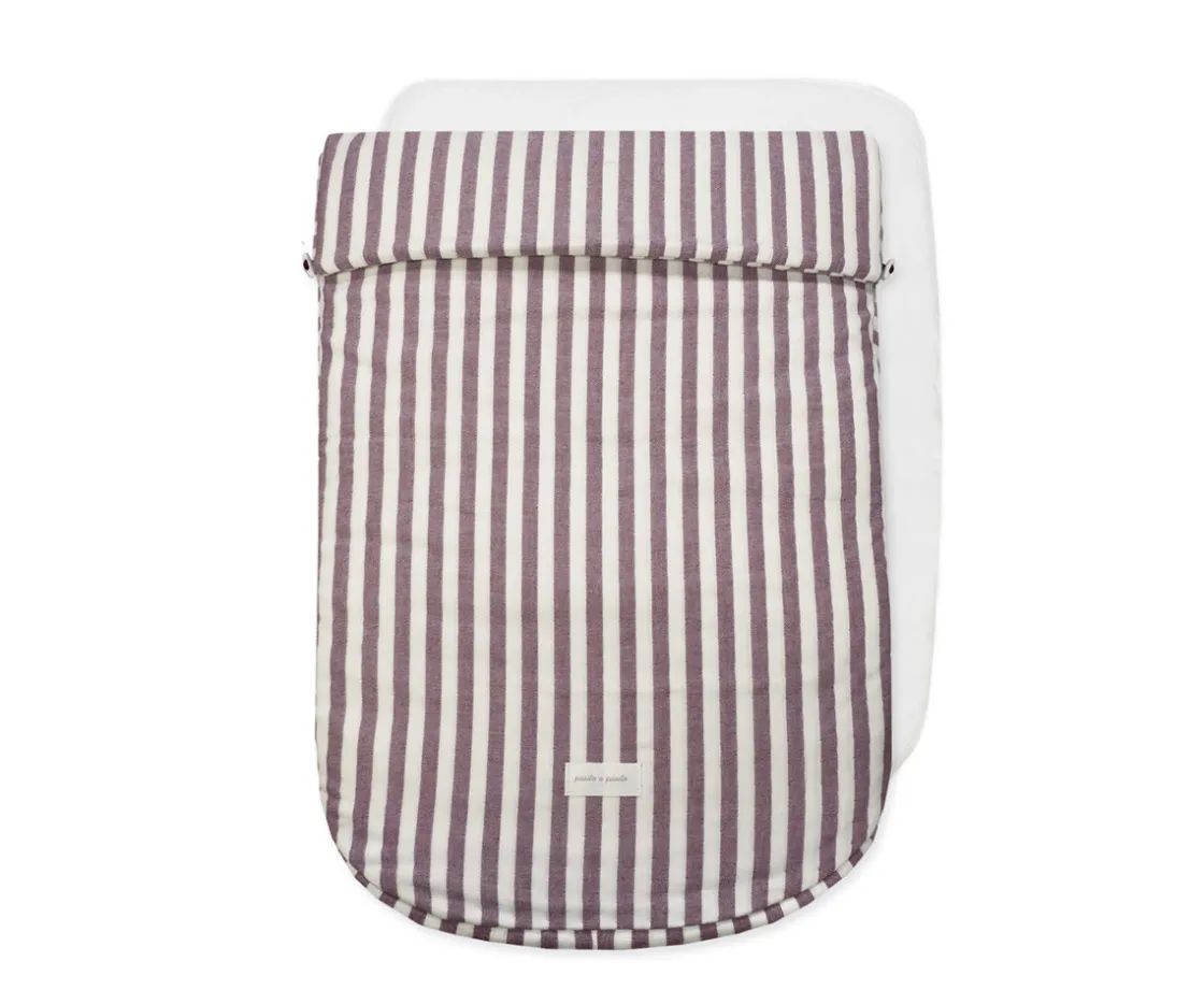 Pasito a Pasito Saco Silla Entretiempo Cherry Rayas^Niños Sacos Carro Bebé