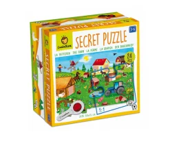 Niños Ludattica Secret Puzzle La Granja