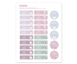 Tutete Sello Personalizado Ballet + Combinado Termo y Pegatinas Ballet