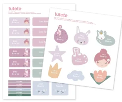 Tutete Sello Personalizado Ballet + Combinado Termo y Pegatinas Ballet