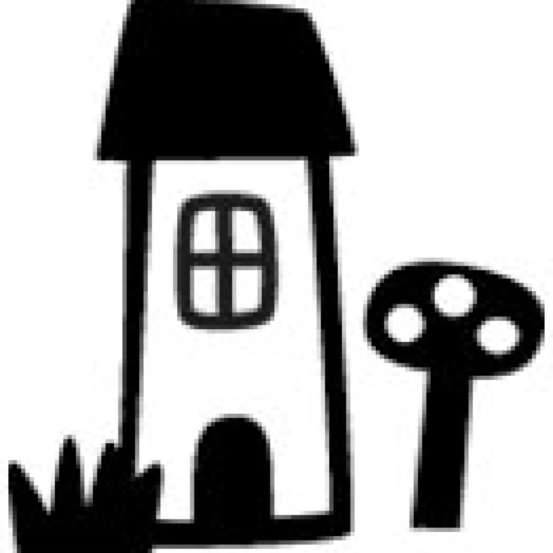 Sellos Tutete Sello Personalizado Casita Hadas + Cinta Blanca para Ropa Oscura