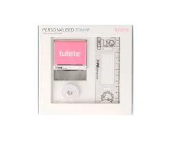 Sellos Tutete Sello Personalizado Osito + Cinta Blanca para Ropa Oscura^ Sellos Personalizados