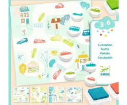 Niños Djeco Sellos Tráfico