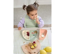 Lassig Set 3 Platos Silicona Happy Fruits Cherry^ Vajilla Infantil