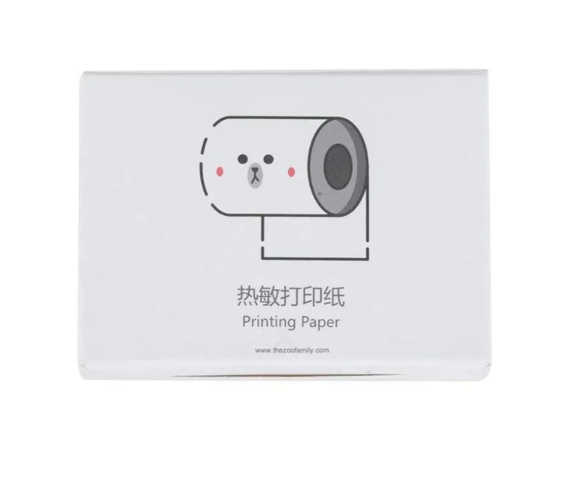 Niños The Zoofamily Set 3 Rollos de Papel Zoo