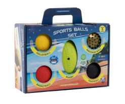 Niños Gerardo's Toys Set 5 Sports Balls Multicolor