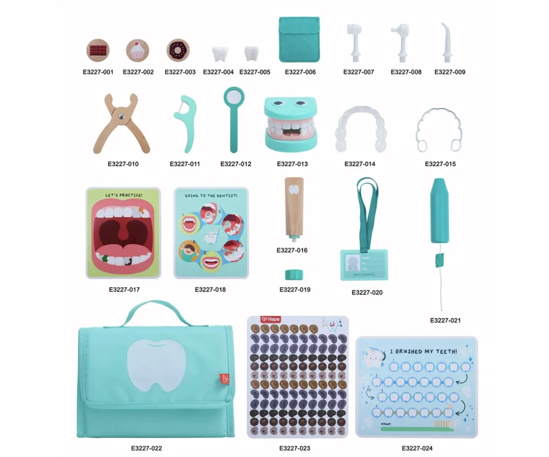 Niños Hape Set Clínica Dental Super Smile