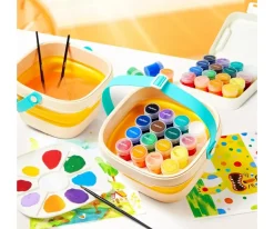 Niños MiDeer Set Cubo Portátil con 16 Colores Para Pintar