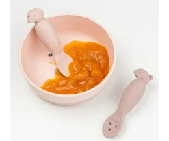 Done by Deer Set Cucharas de Aprendizaje Tiny Farm Powder