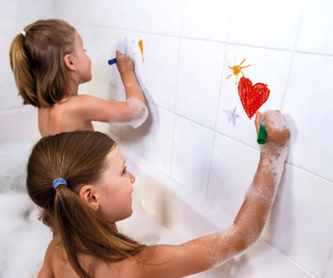 Niños Janod Set de 6 Ceras de Baño y Esponja