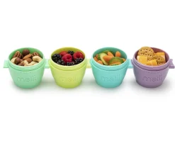 Melii Set de 4 Contenedores para Alimentos 177 ml