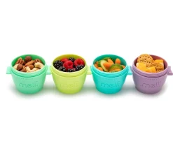 Melii Set de 4 Contenedores para Alimentos 118ml