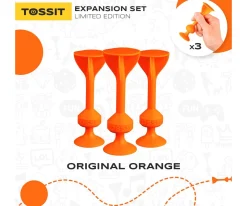 Niños TOSSIT Set de 3 Dardos de Silicona con Ventosa Orange